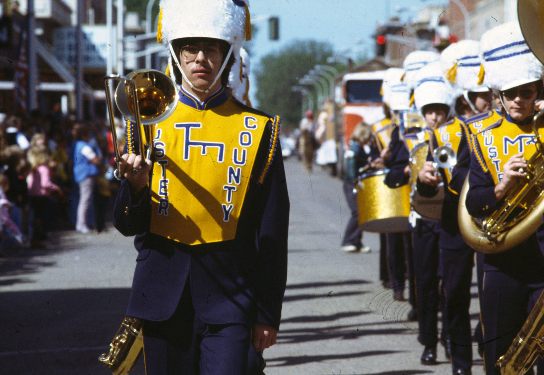 Miles City Bucking Horse Sale parade, 1978